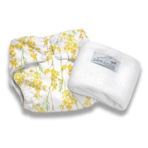 Pea Pods Reusable Nappy One Size Wattle