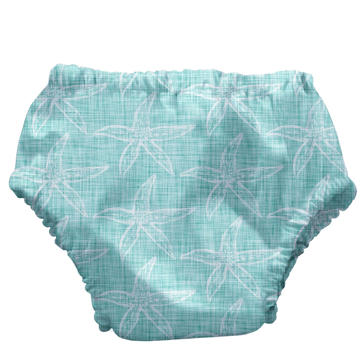 Pea Pods Reusable Swim Nappies Starfish Blue Large