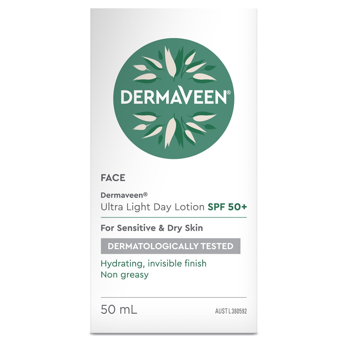 DermaVeen Ultra Light Day Lotion SPF50+ 50ml