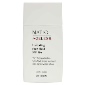 Natio Ageless Hydrating Face Fluid SPF50 60ml