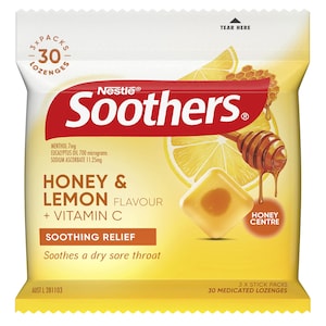 Nestle Soothers Honey & Lemon Multipack 3 x 10 Lozenges
