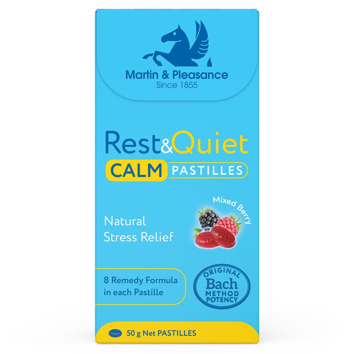 Rest&Quiet Calm Mixed Berry Pastilles 50g