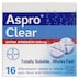 Aspro Clear Extra Strength Pain Relief 16 Soluble Tablets