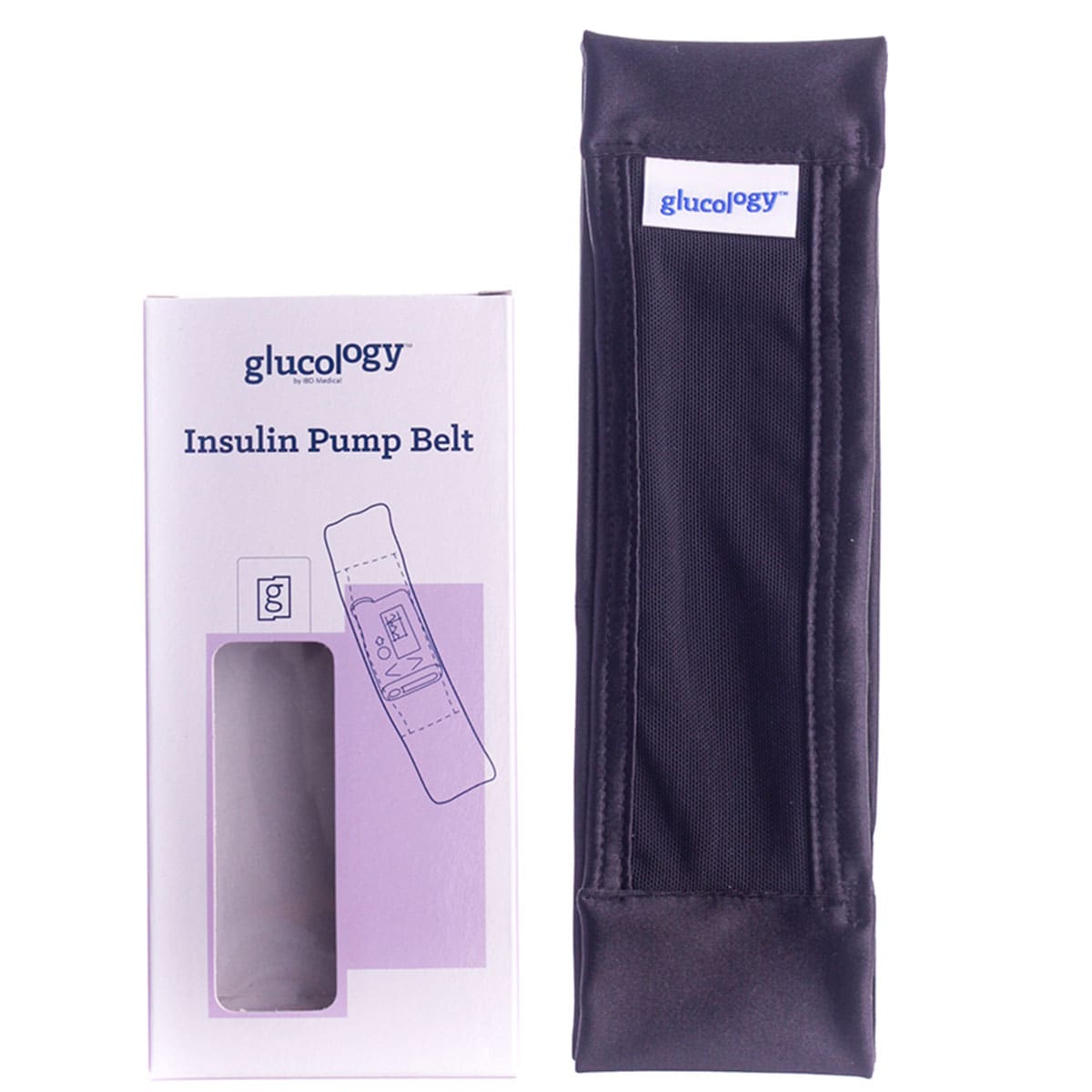 Glucology Insulin Pump Belt Large Black