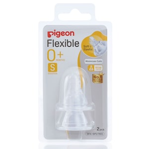 Pigeon Flexible Peristaltic Teat (S) 2 Pack