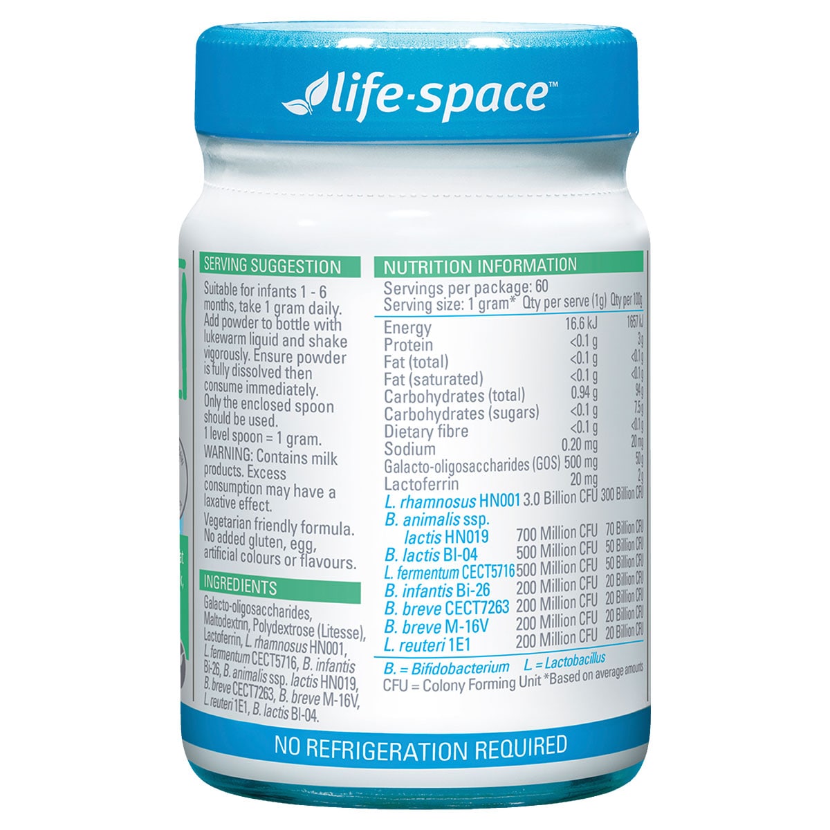 Life-Space Probiotic Powder for Infants 60g