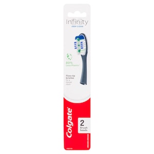 Colgate Infinity Deep Clean Toothbrush Refill 2 Pack