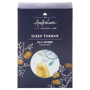 The Australian Collection Satin Sleep Turban Botanical Assorted Colours