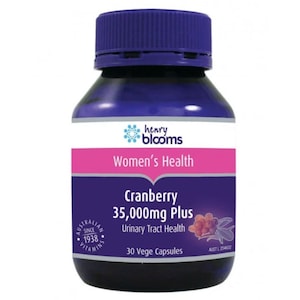 Henry Blooms Cranberry 35000mg Plus Vitamin C & Silica 30 Capsules
