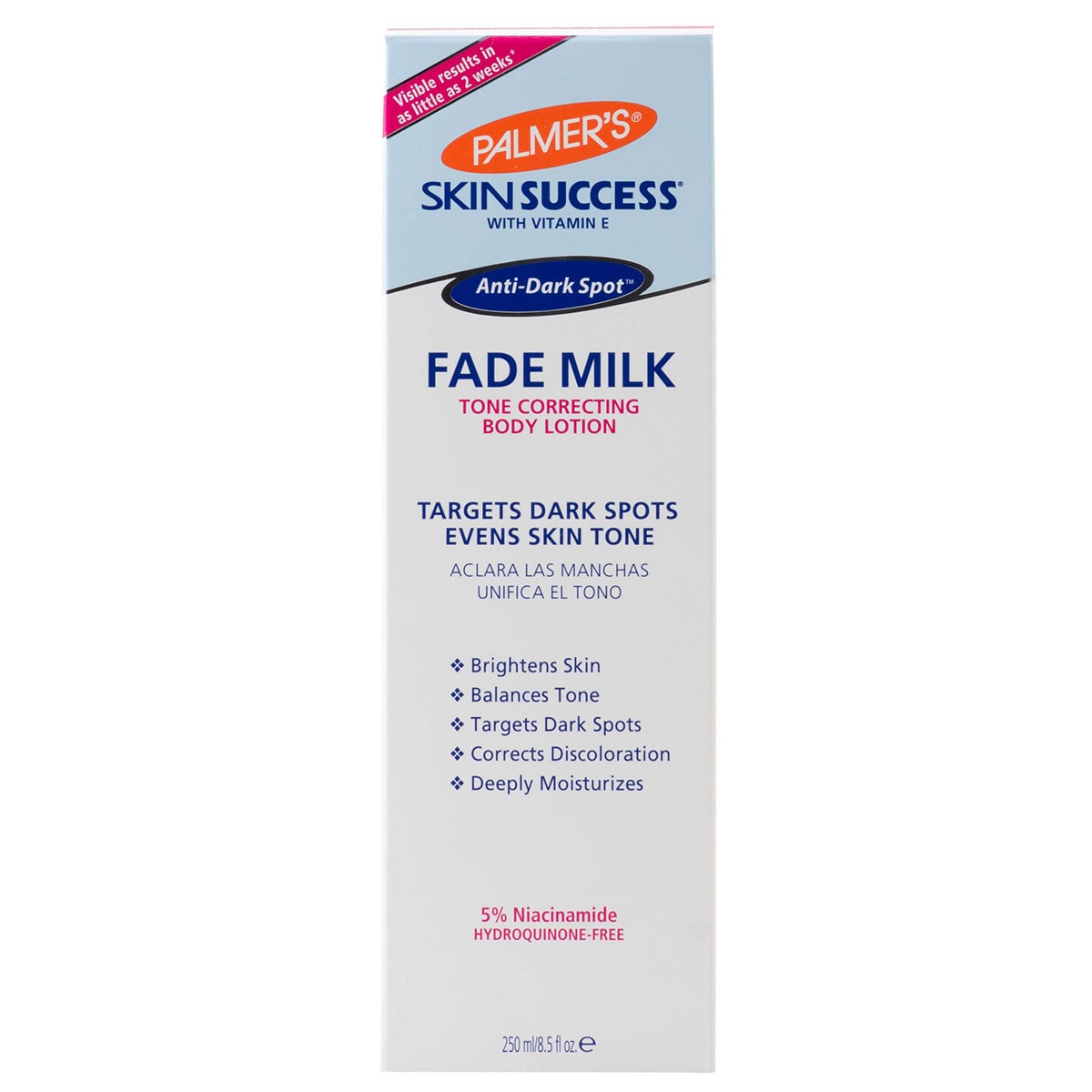 Palmers Skin Success Fade Milk Tone Correcting Body Lotion 250ml