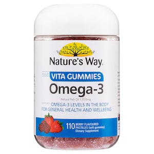 Natures Way Adult Vita Gummies Omega-3 110 Pack