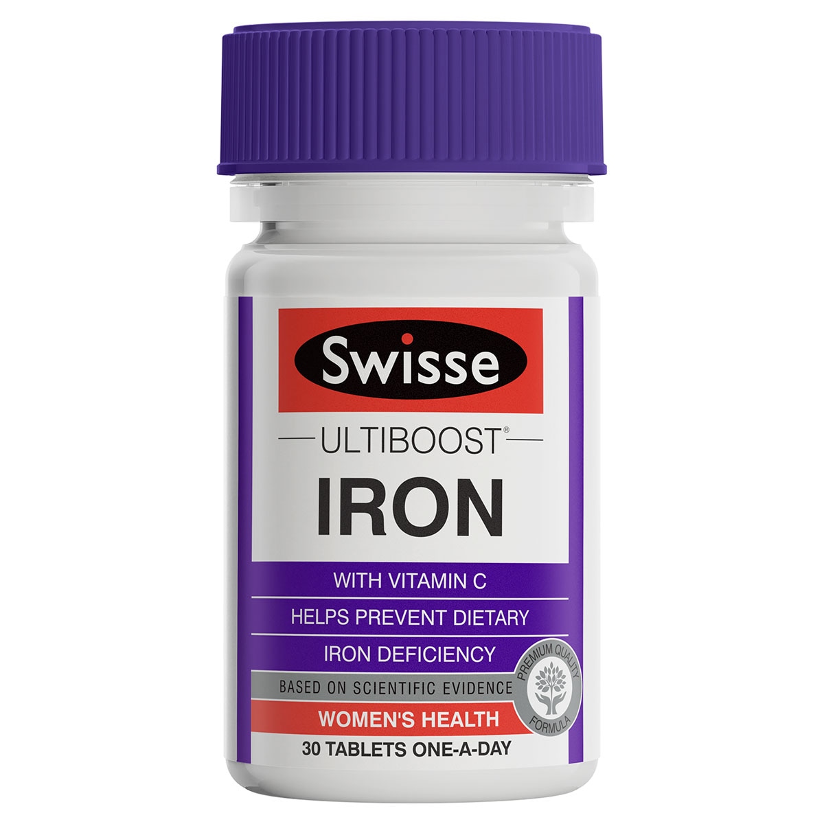 Swisse Ultiboost Iron with Vitamin C 30 Tablets Australia
