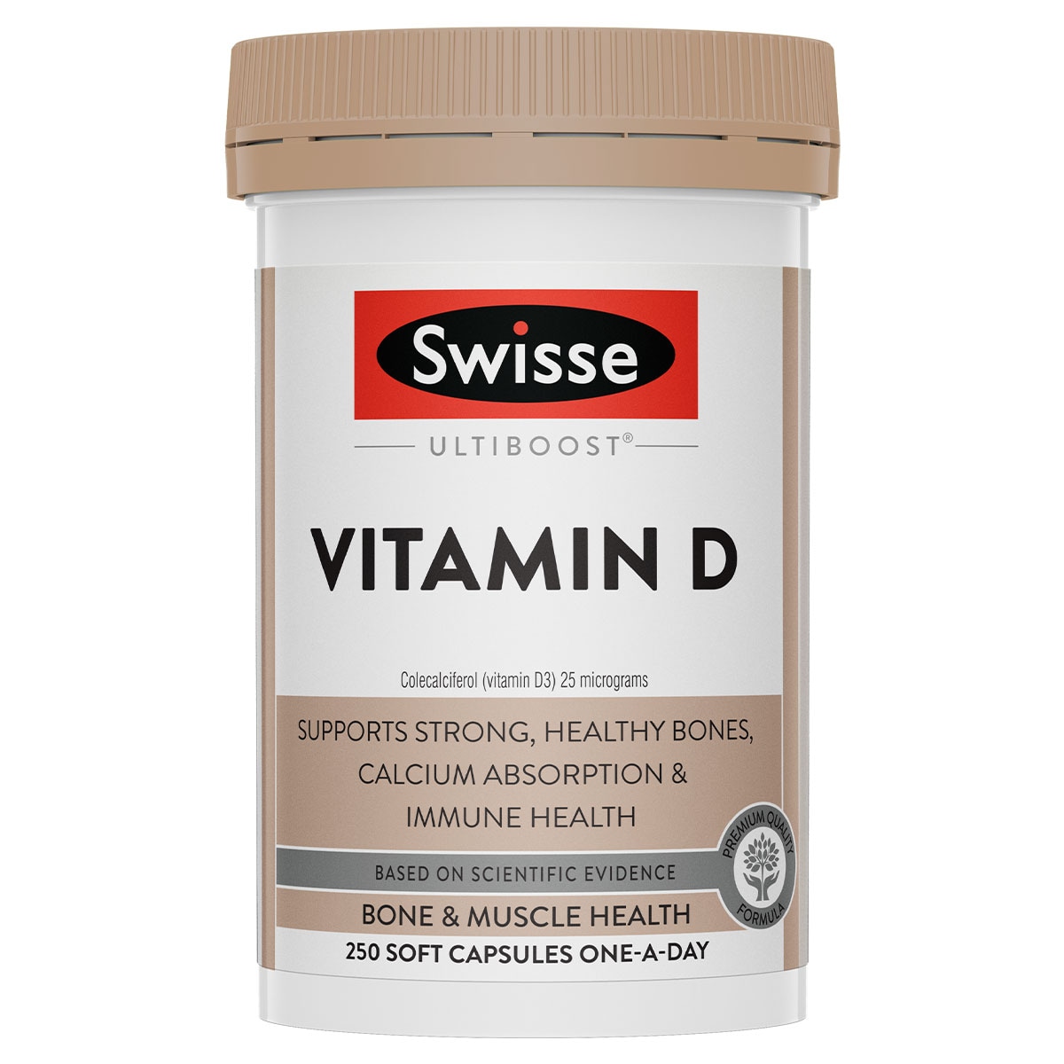 Swisse Ultiboost Vitamin D 250 Capsules | Healthylife Australia