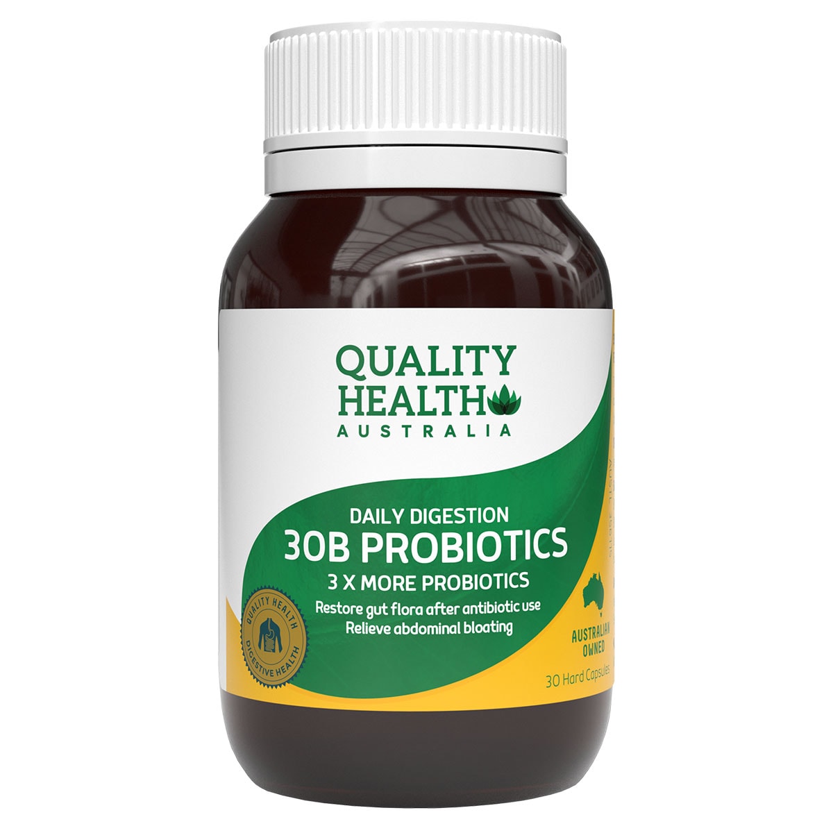 Quality Health Daily Digestion 30B Probiotics 30 Capsules