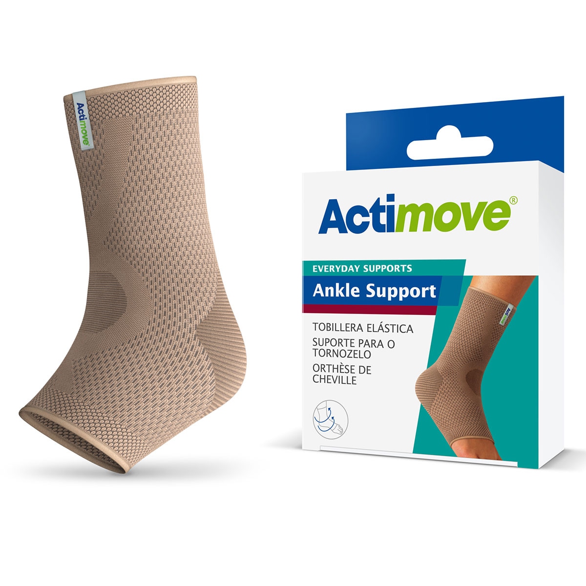 Actimove Everyday Ankle Support Medium Beige