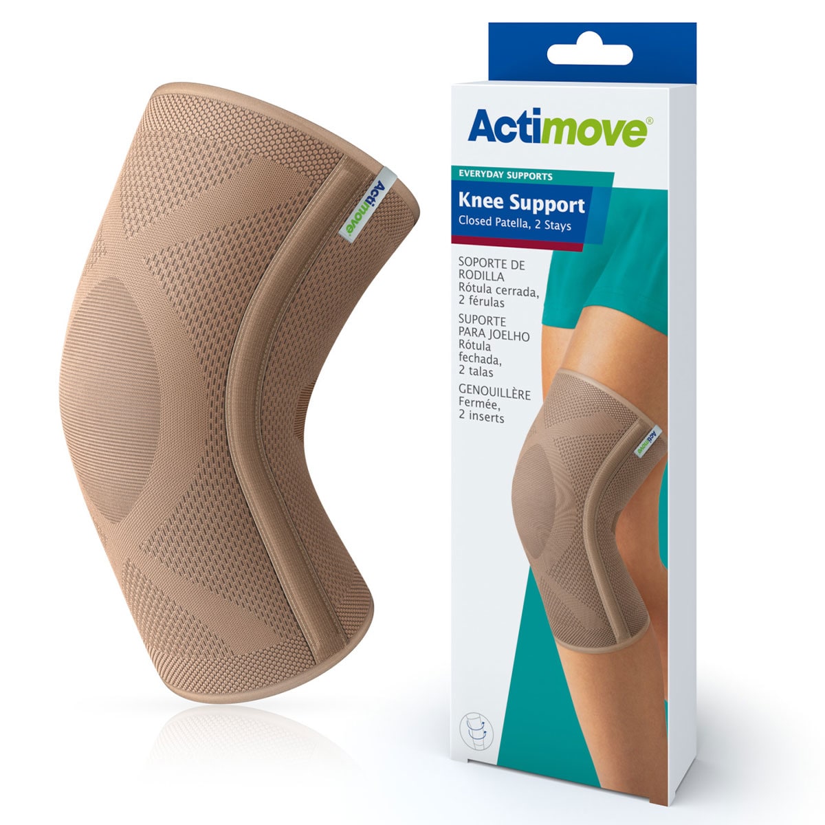 Actimove Everyday Knee Support Closed Patella XL Beige