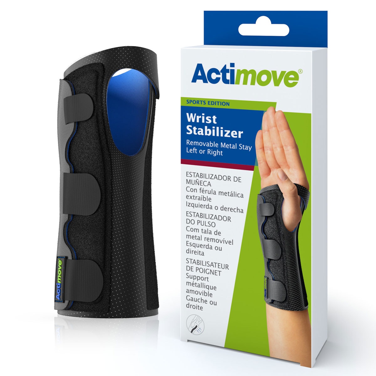 Actimove Sport Wrist Stabilizer Medium Black