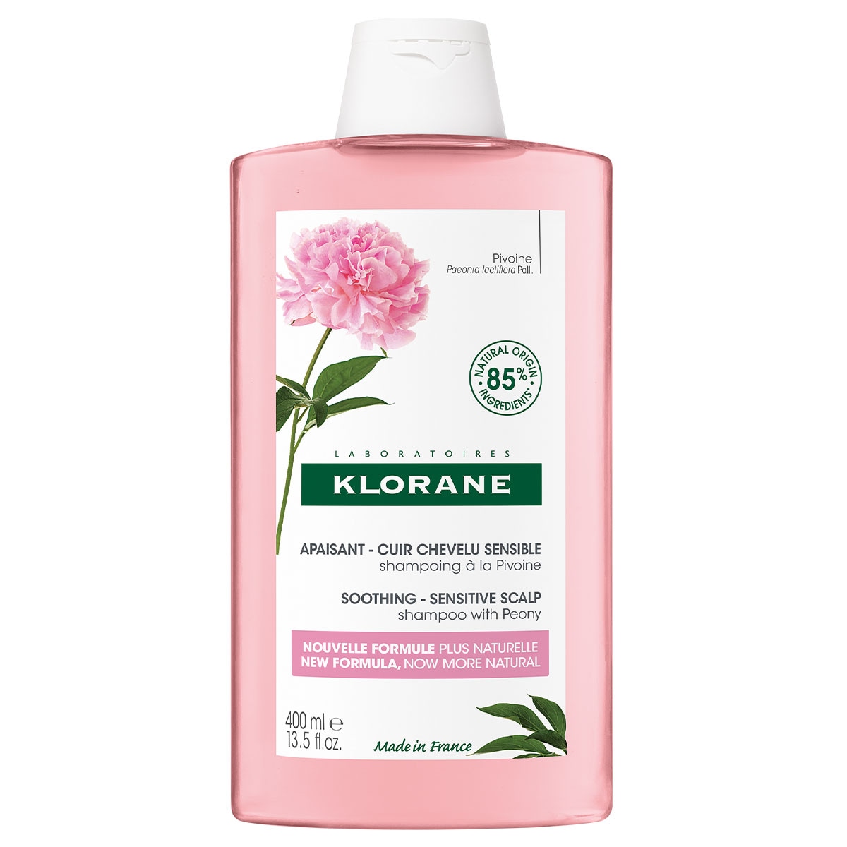 Klorane Soothing Shampoo With Organic Peony 400ml