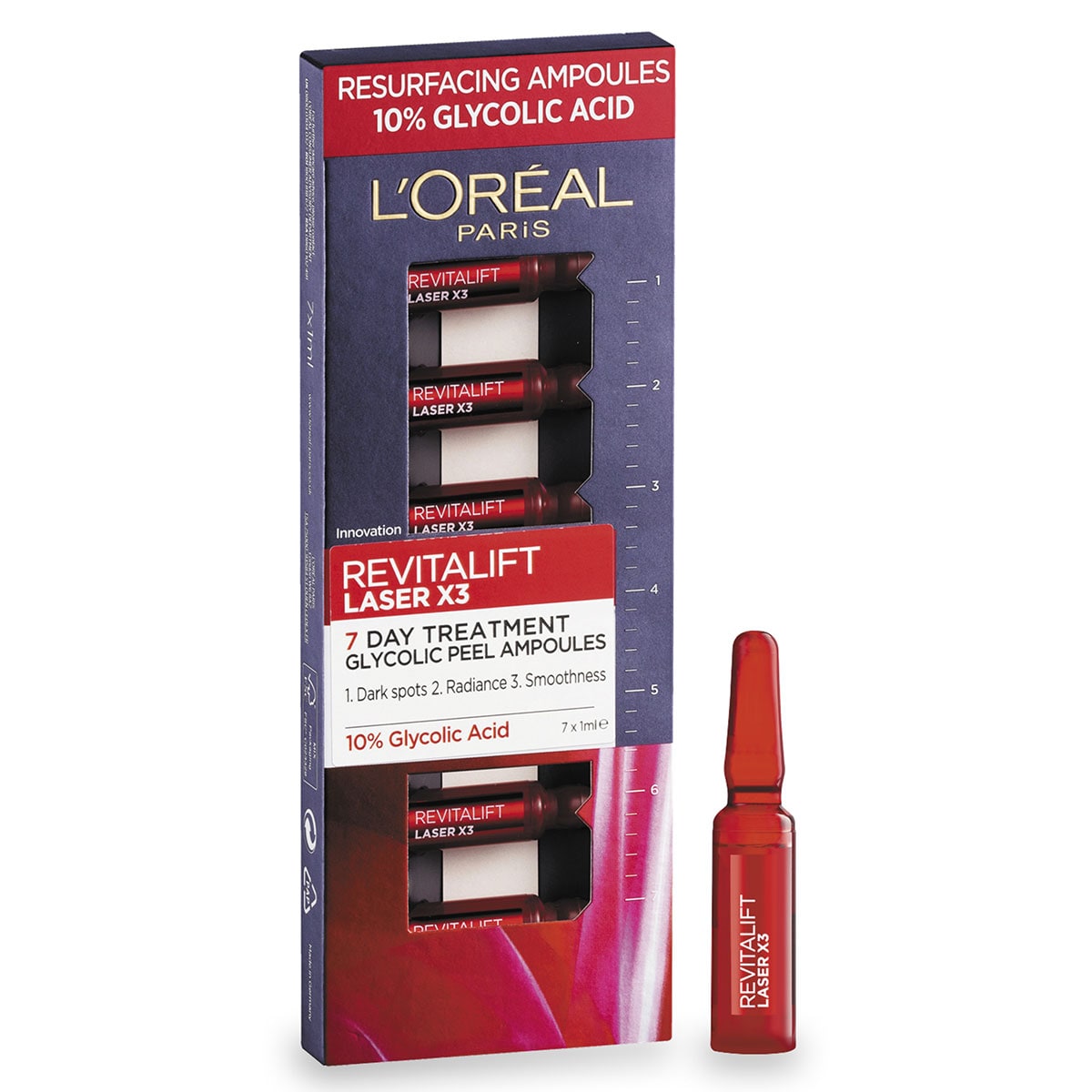 L'Oreal Revitalift Laser X3 Ampoules 7 x 1ml