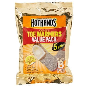 Hot Hands Toe Warmers with Adhesive 5 Pair