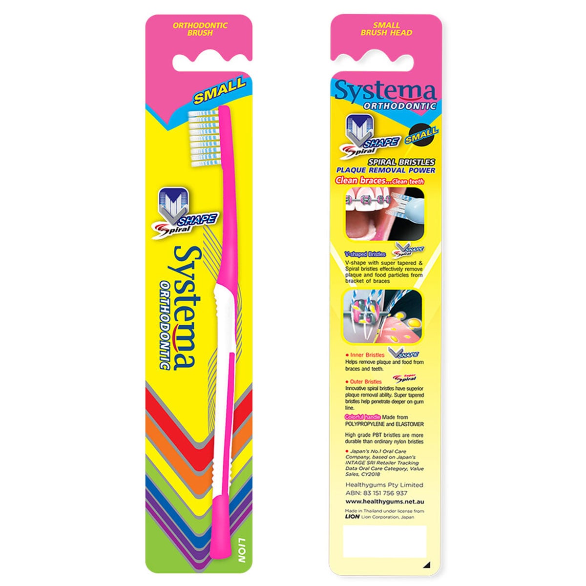 SYSTEMA Super Orthodontic Toothbrush