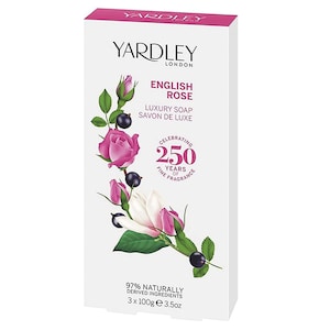 Yardley English Rose Luxury Soap 3 x 100g