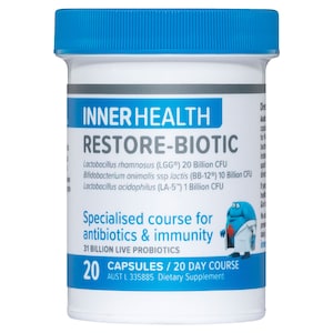 Inner Health Restore-Biotic Fridge Free 20 Capsules