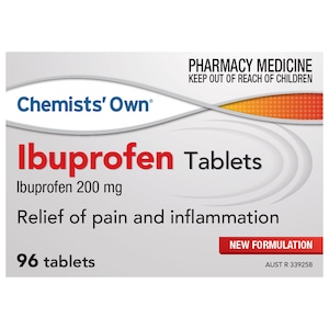 Chemists Own Ibuprofen (200mg) Pain & Inflammation Relief 96 Tablets