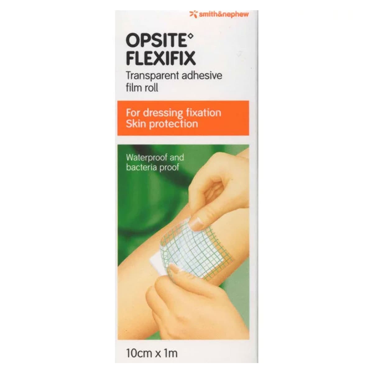 Opsite Flexifix Transparent Adhesive Film Roll 10cm x 1m by Smith & Nephew