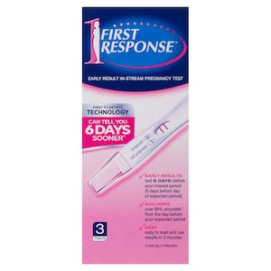First Response Early Result Instream Pregnancy Test 3 Test
