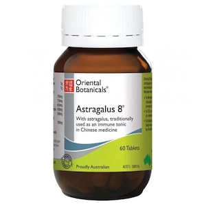 Oriental Botanicals Astragalus 8 60 Tablets (New Formula)
