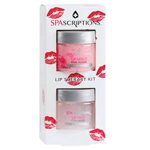 SPAscriptions Pink Sugar Lip Scrub + Collagen Lip Therapy Kit