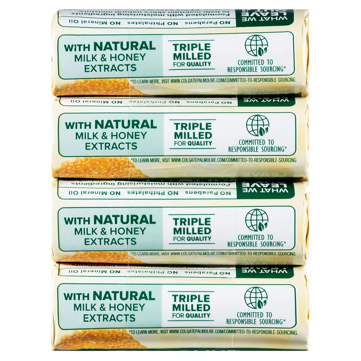 Palmolive Milk & Honey Moisture Care Soap Bars 4 Pack