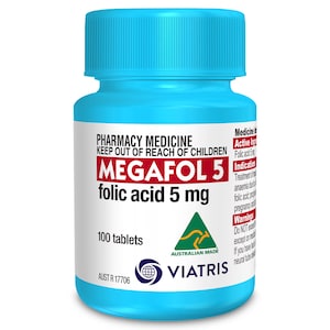 Megafol 5 Folic Acid (5mg) 100 Tablets