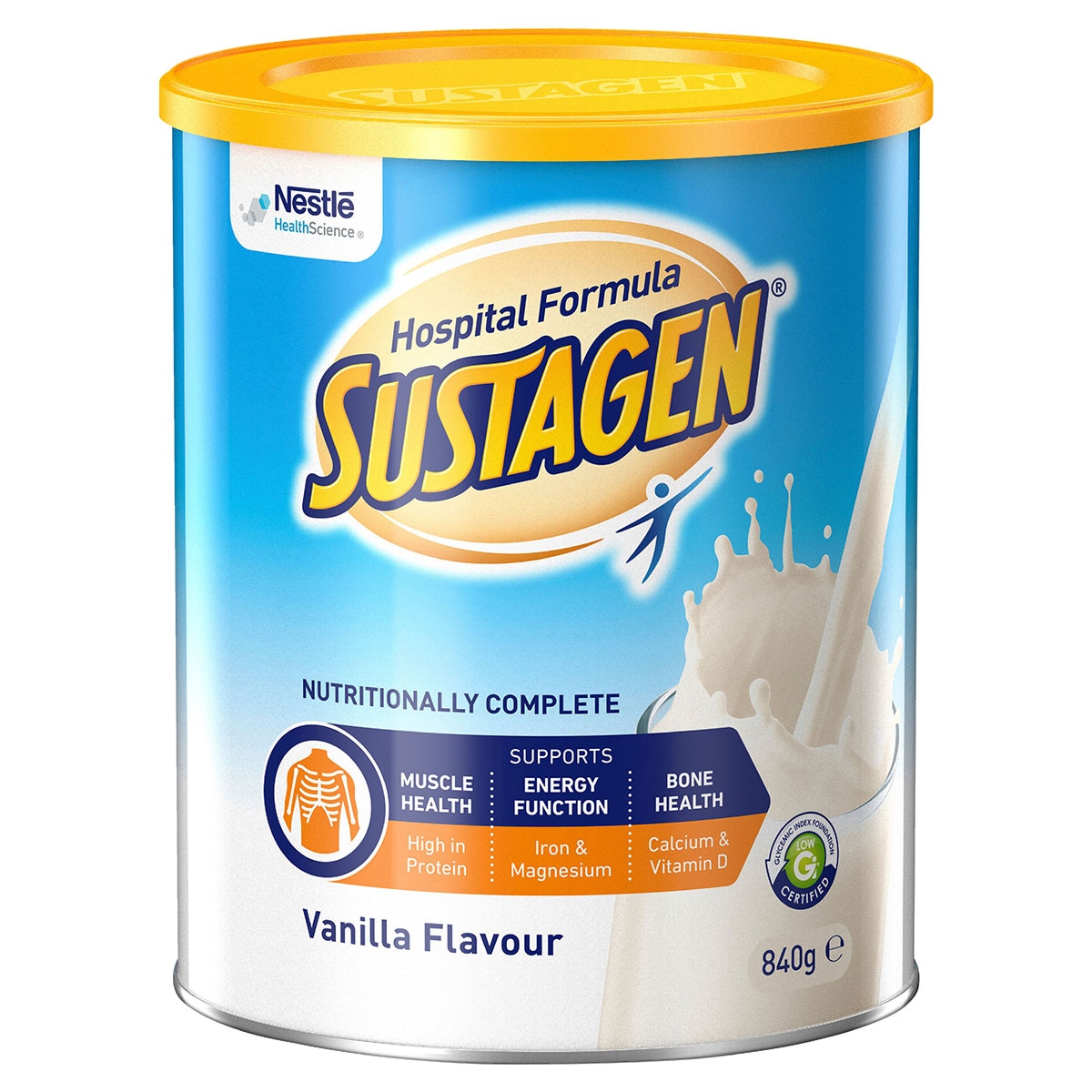 Sustagen Hospital Formula Vanilla 840g | Healthylife Australia