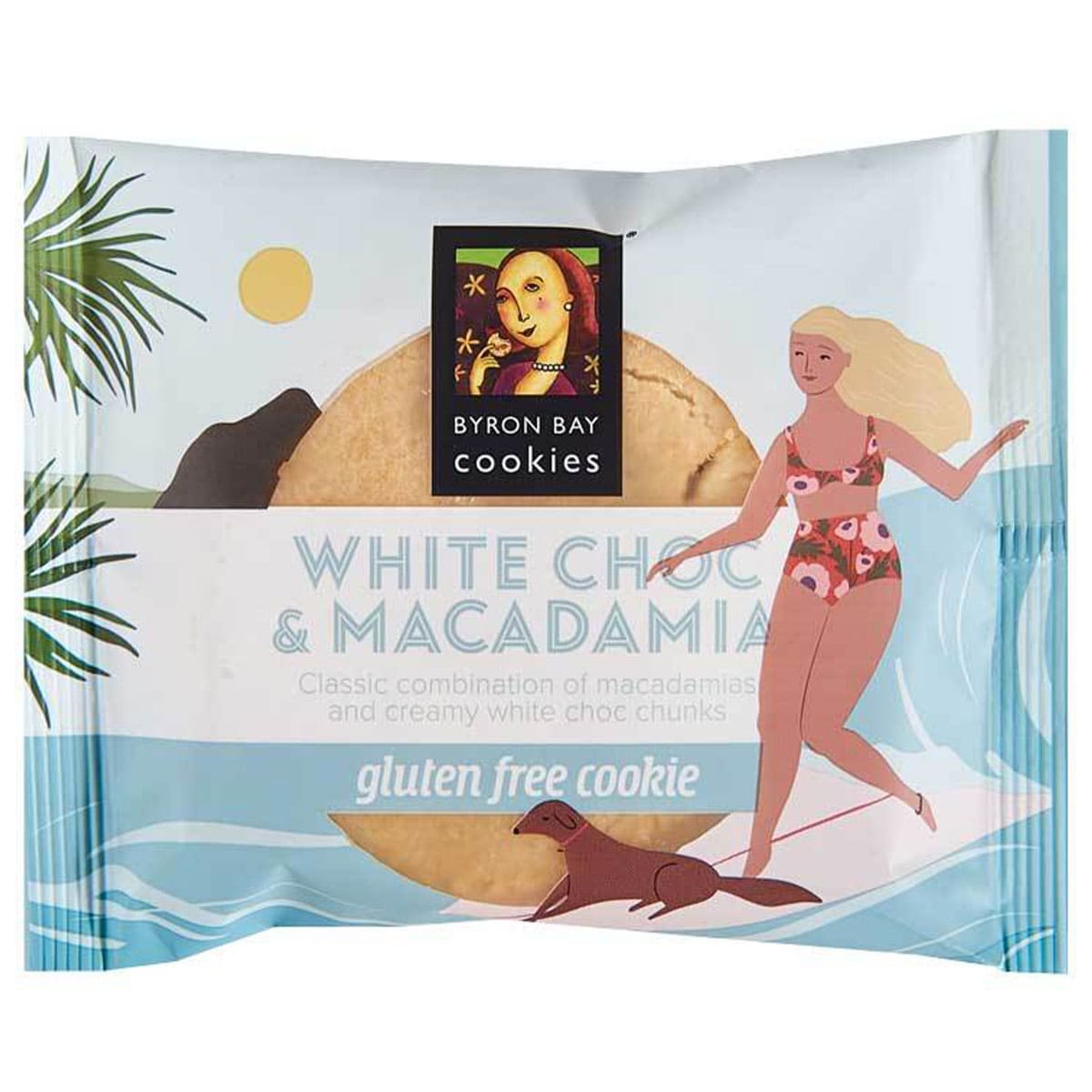 Byron Bay Cookies Gluten Free White Choc Macadamia 60g
