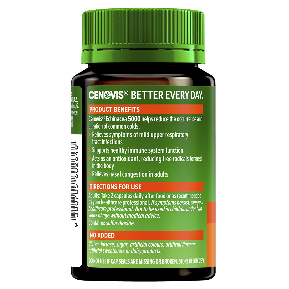 Cenovis Echinacea 5000mg 60 Capsules