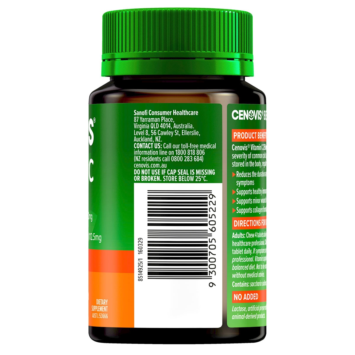 Cenovis Vitamin C 250mg 150 Tablets