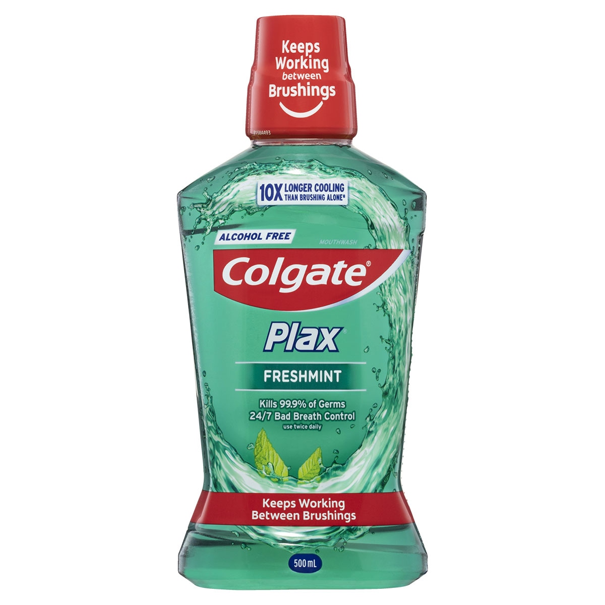Colgate Plax Alcohol Free Mouthwash Freshmint 500ml