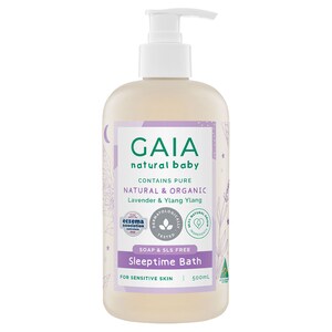 Gaia Natural Baby Sleep Time Bath Wash 500ml