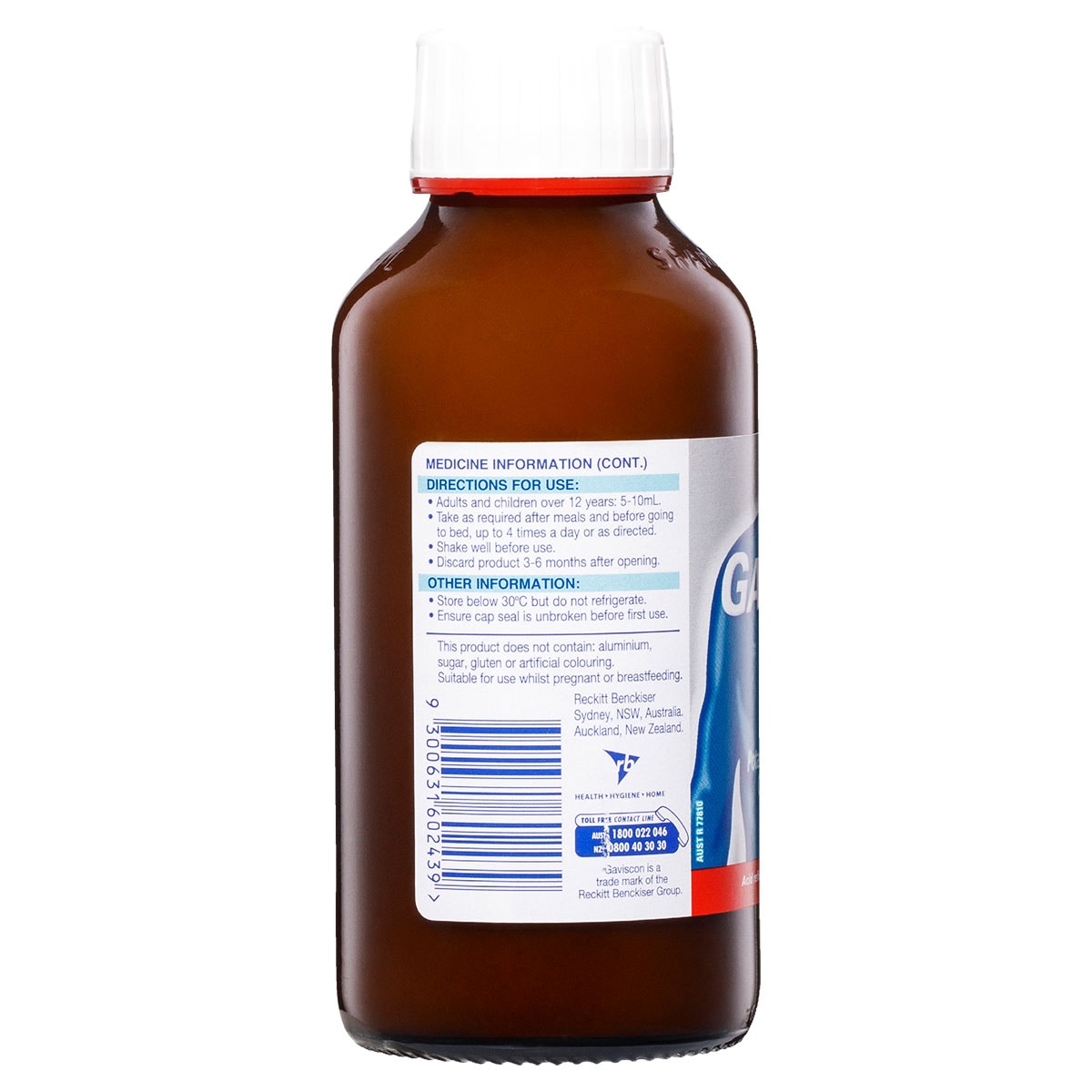 Gaviscon Extra Strength Heartburn & Indigestion Aniseed Liquid 300ml