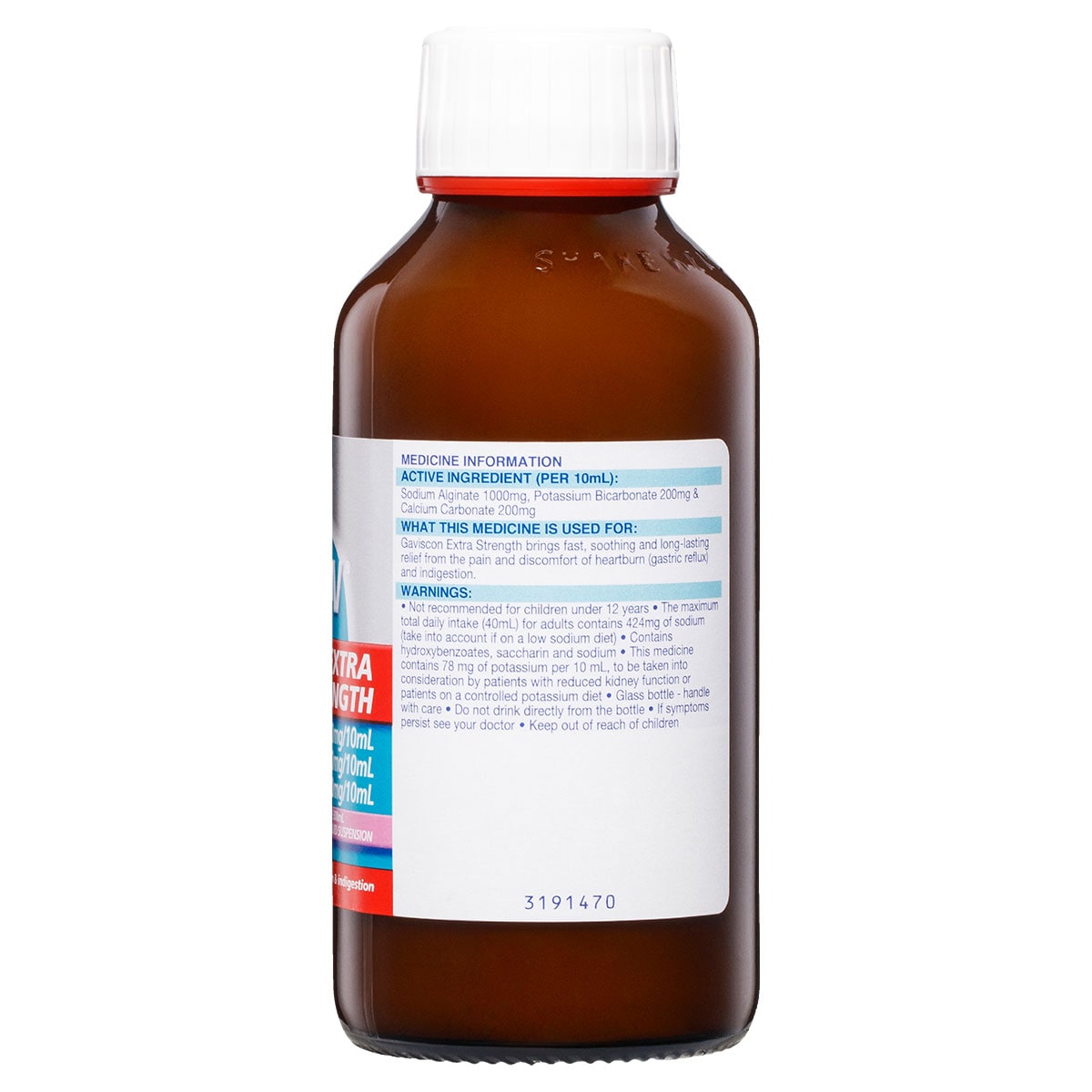 Gaviscon Extra Strength Heartburn & Indigestion Aniseed Liquid 300ml