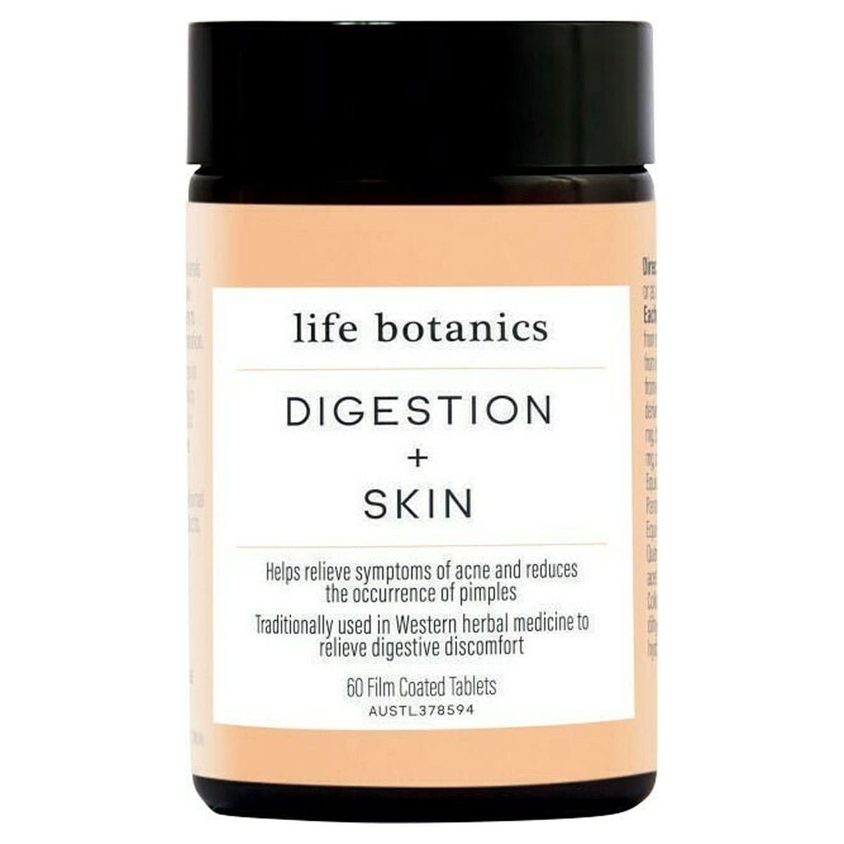 Life Botanics Digestion + Skin 60 Tablets
