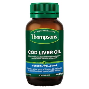 Thompsons Cod Liver Oil 100 Capsules