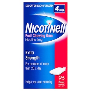 Nicotinell Chewing Gum Fruit 4mg 96 Pieces