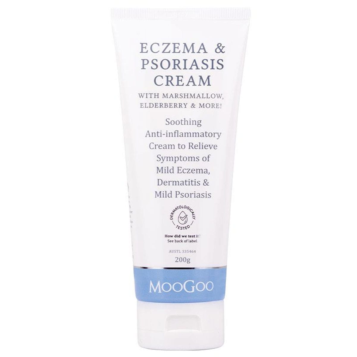 MooGoo Eczema & Psoriasis Cream with Marshmallow Elderberry 200g