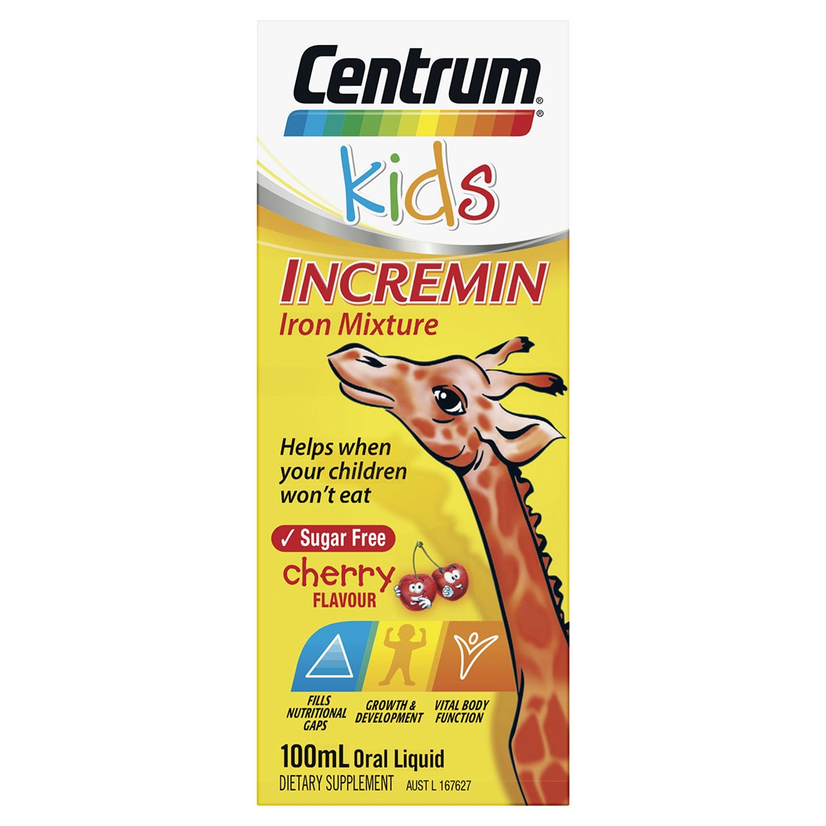 Centrum Kids Incremin Iron Mixture 100ml