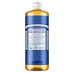 Dr Bronner's Pure Castile Liquid Soap Peppermint 946ml