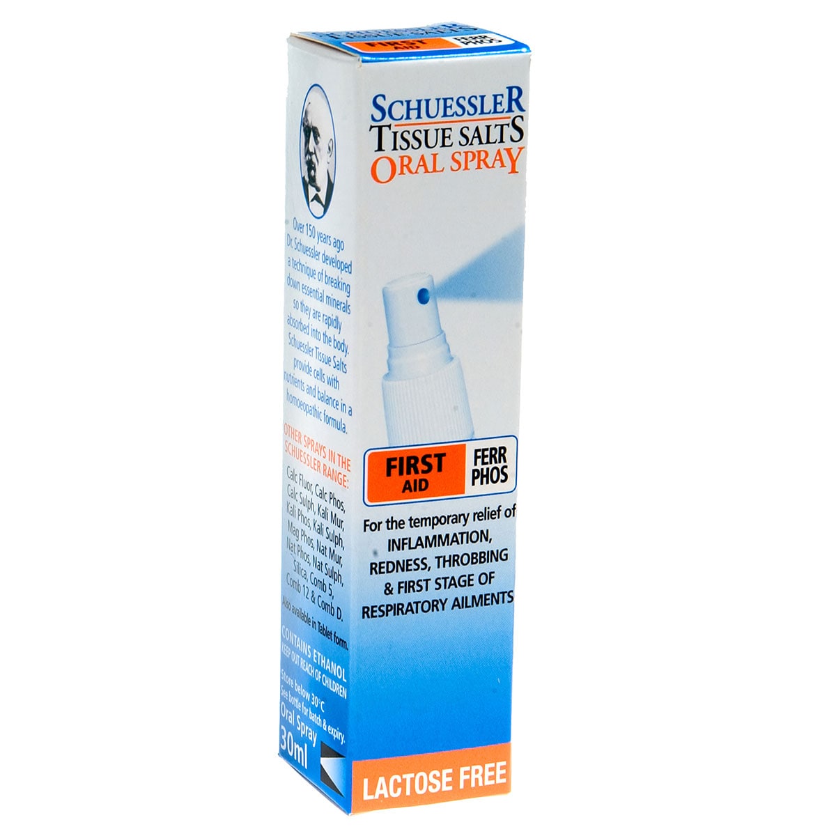 Schuessler Tissue Salts Ferr Phos First Aid Spray 30ml | Healthylife Australia