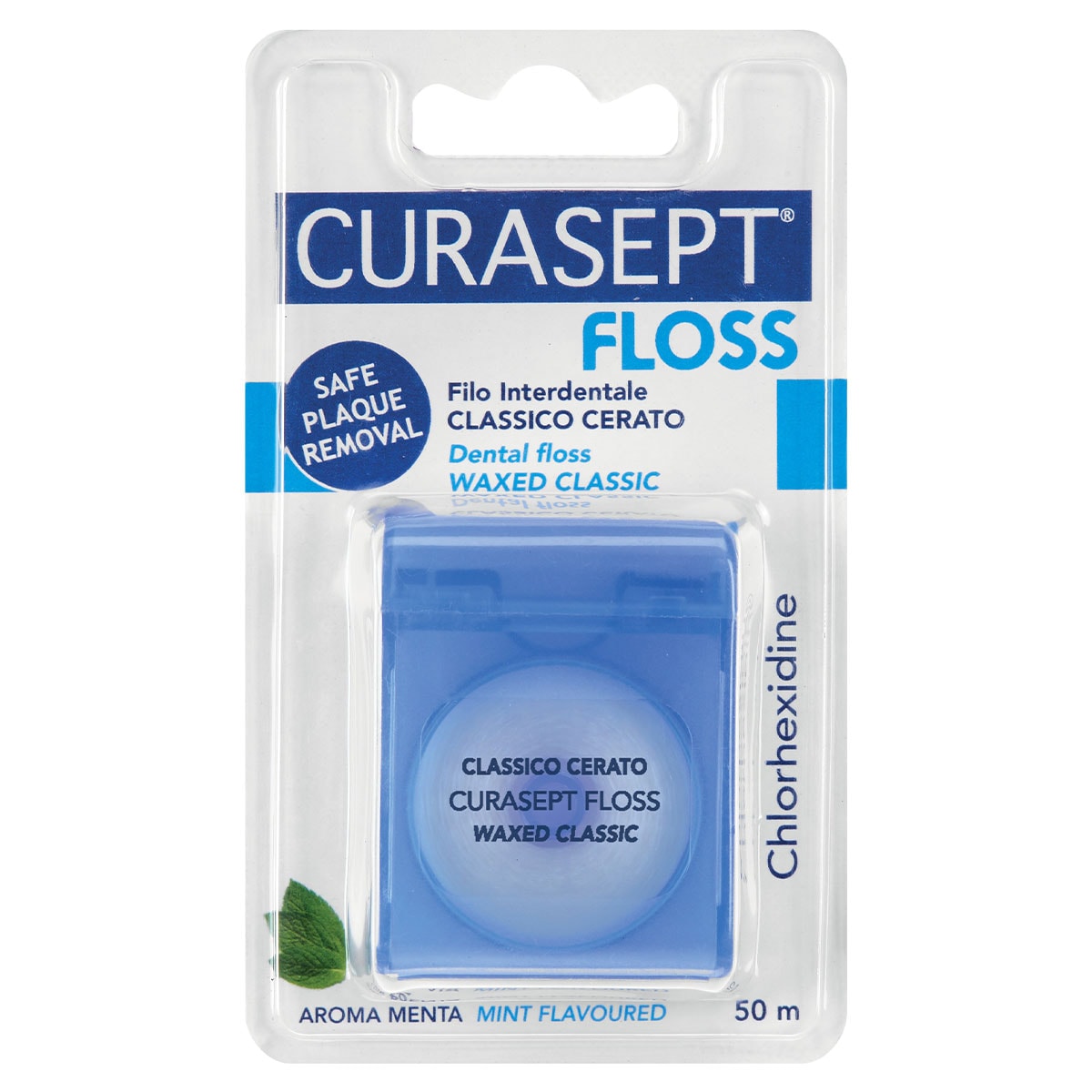 Curasept Classic Waxed Dental Floss with Chlorhexidine 1 Pack